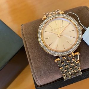Michael Kors Darci Pavé Rose Gold-Tone Watch